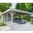 Palmako CARPORT KARL 45,7 M2 (Byggnadsarea )