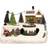 Nordic Winter Treehouse Town Multicolored Juleby 29cm