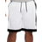 Nike Men's Dri-FIT Elite Basketball Shorts - White/Black