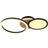 Globo Sid Black/Opal/Wood Optics Loftplafond 51.5cm