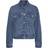 Pieces Alfi Denim Jacket - Light Blue Denim