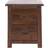 Core Products Boston Elegant Dark Pine Bedside Table 40x45cm
