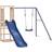 vidaXL solid pinewood Outdoor Playset Wooden Playground Set Kids Swing Set Solid Wood Pine