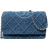 Tory Burch Fleming Soft Chain Wallet - Denim