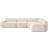 Westwing Collection Wolke Curly Hellbeige Soffa 349cm 4-sits