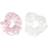 Brushworks Large Cloud Scrunchies Pink & White