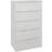 Homcom High Gloss White Chest of Drawer 53x100cm