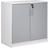Beliani Zehna Grey &White Opbevaringsskab 80x80cm