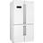 Smeg French Door Kyl Frys 92 cm Vit Vit, Silver