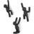 Umbra Buddy Black Coat Hook 7.5cm 3pcs