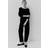 H&M Dame Sort Finstrikket genser
