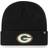 '47 Men's Black Green Bay Packers Secondary Basic Cuffed Knit Hat