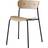 &Tradition Pavilion Lacquered Oak Kitchen Chair 76cm