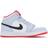 Nike Jordan 1 Mid GS - Half Blue/Black White/Red Orbit