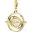 Harry Potter Time Turner Clip On Charm - Gold/Transparent