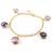 Les Tresors De Lily Linda Bracelet - Gold/Amethyst