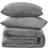 ChiXpace Fluffy Bedspread Grey (223.5x223.5cm)