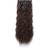 Shein Clip In Hair Extensions, LONAI 6PCS Curly 24" Long Synthetic Clip On Hairpiece For Women-Dark Brown With Copper