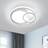 Metro Lane Bukuroshe White Ceiling Flush Light 32.5cm