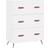 vidaXL Engineered Wood White Kommode 69.5x90cm