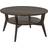 IKEA Jakobsfors Dark Brown Stained Oak Veneer Soffbord 80cm