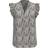 Co'Couture Carolacc Frill Top - Off White/Black