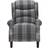 GRS James Tartan Grey Armchair 105cm