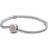 Pandora Moments Logo Clasp Snake Chain Bracelet - Silver/Gold