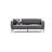 Chilli Genna Gray Soffa 180cm 3-sits