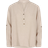 Freequent V-Neck Linen Shirt - Sand Melange