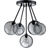 Design by us Ballroom Molecule Black/Grey Taklampa