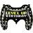 PartyDeco Foil Balloons Gamepad Gamer Balloon 60x45cm