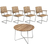 Grythyttan Classic Series Matgrupp, 1 Bord inkl. 4 Stolar