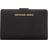 Michael Kors Medium Crossgrain Leather Wallet - Black