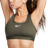 NIKE Swoosh Medium Support Padded Sports Bra - Cargo Khaki/White