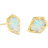 Kendra Scott Tessa Stud Earrings - Gold/Opal