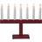 Konstsmide 7 Bulb Red Adventsljusstake 32cm