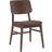 Torkelson Stevie Smoke-Stained Lacquered Oak/Talent Brown Köksstol 84cm