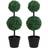 OutSunny Double Ball Tree Green Artificial Plant 2pcs