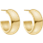 Camilla Krøyer Jewellery Chunky Small Hoops - Gold