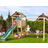 Nordic Play Playtower Jungle Gym House with 2 Swing Module 220