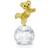 Swarovski Kris Bear Ready To Disco Yellow Figurine 8.3cm