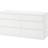 IKEA Kullen White Chest of Drawer 140x72cm
