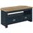 Birlea Highgate Corner Oak/Navy TV Bench 95x48cm