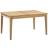 Julian Bowen Cotswold Solid Oak Dining Table 90x140cm