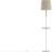 Sky Furniture Hattman White/Beige Golvlampa 165cm