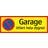 Systemtext Sign Garage Exit Round the Clock