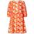 Selected Printed Mini Dress - Orangeade