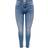 Only Blush Mid Ankle Skinny Fit Jeans - Blue/Light Medium Blue Denim