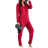 Pretty You London Bamboo Pyjama Set - Scarlet